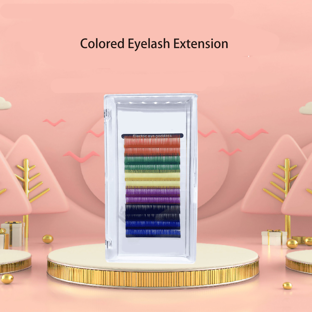 Colored Eyelash Extension
